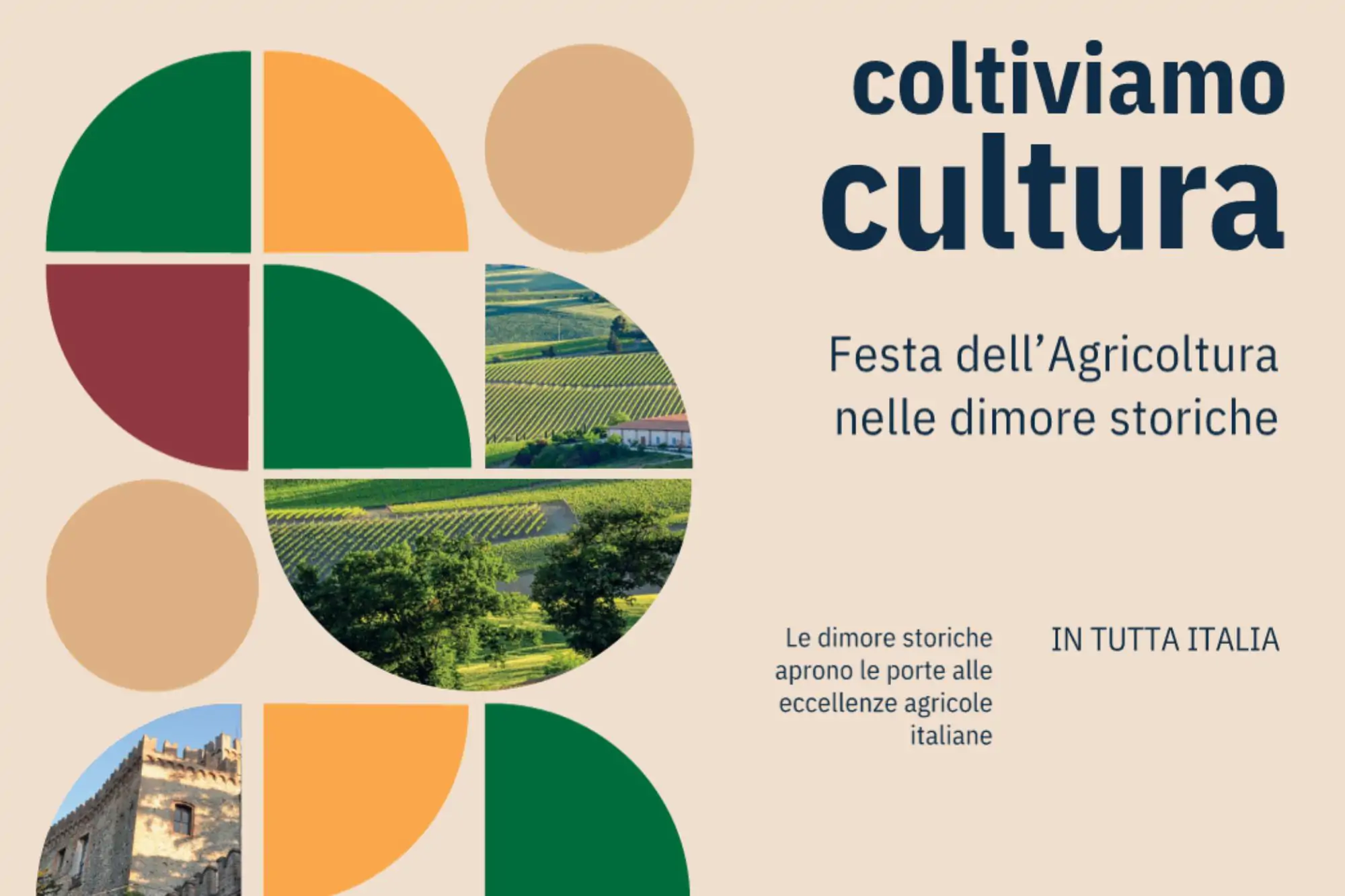 Coltiviamo la cultura: il 12 novembre Festa dell’Agricoltura nelle Dimore Storiche d’Italia