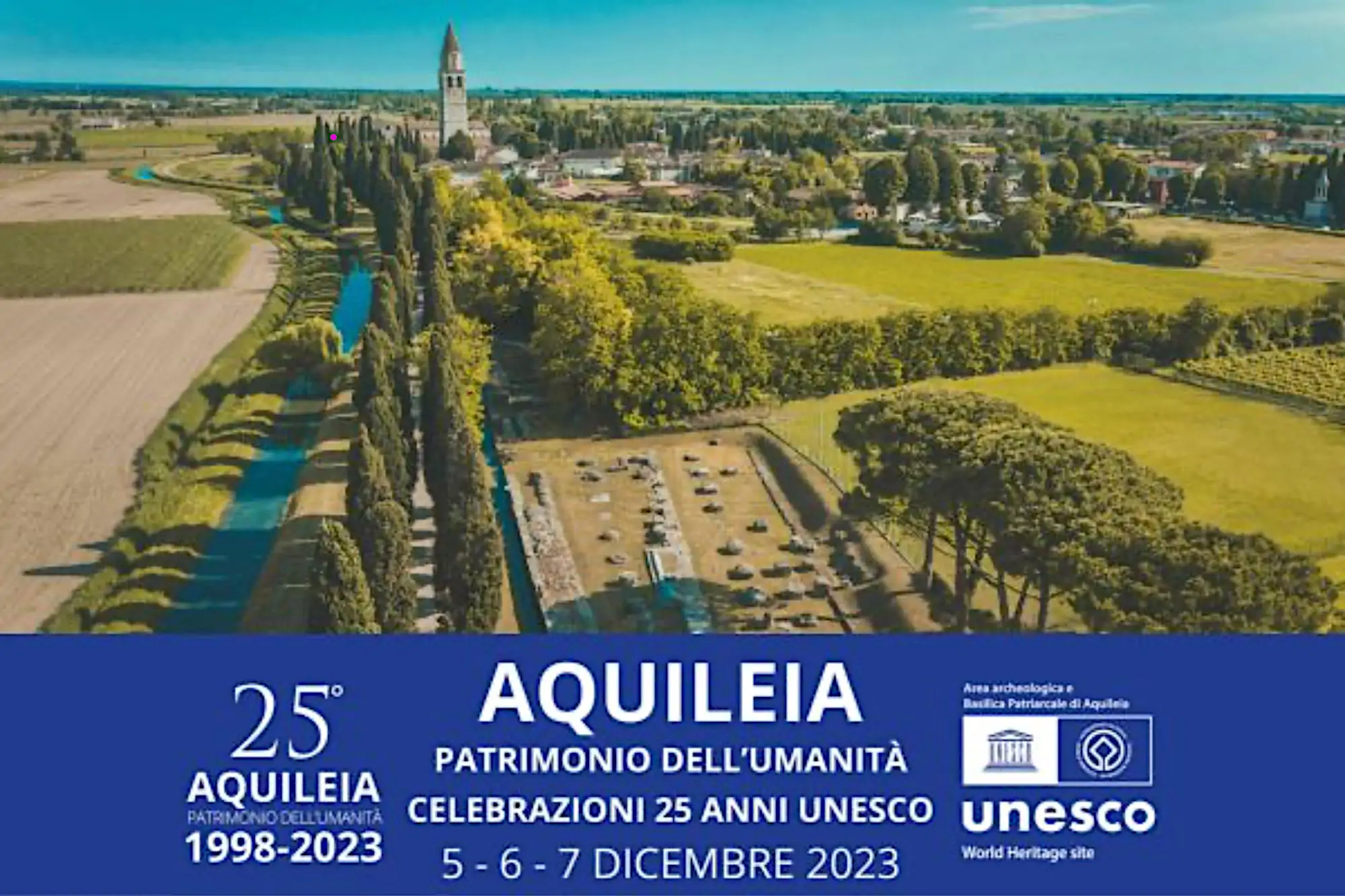 Aquileia, convegno per i 25 anni di iscrizione nella lista Unesco