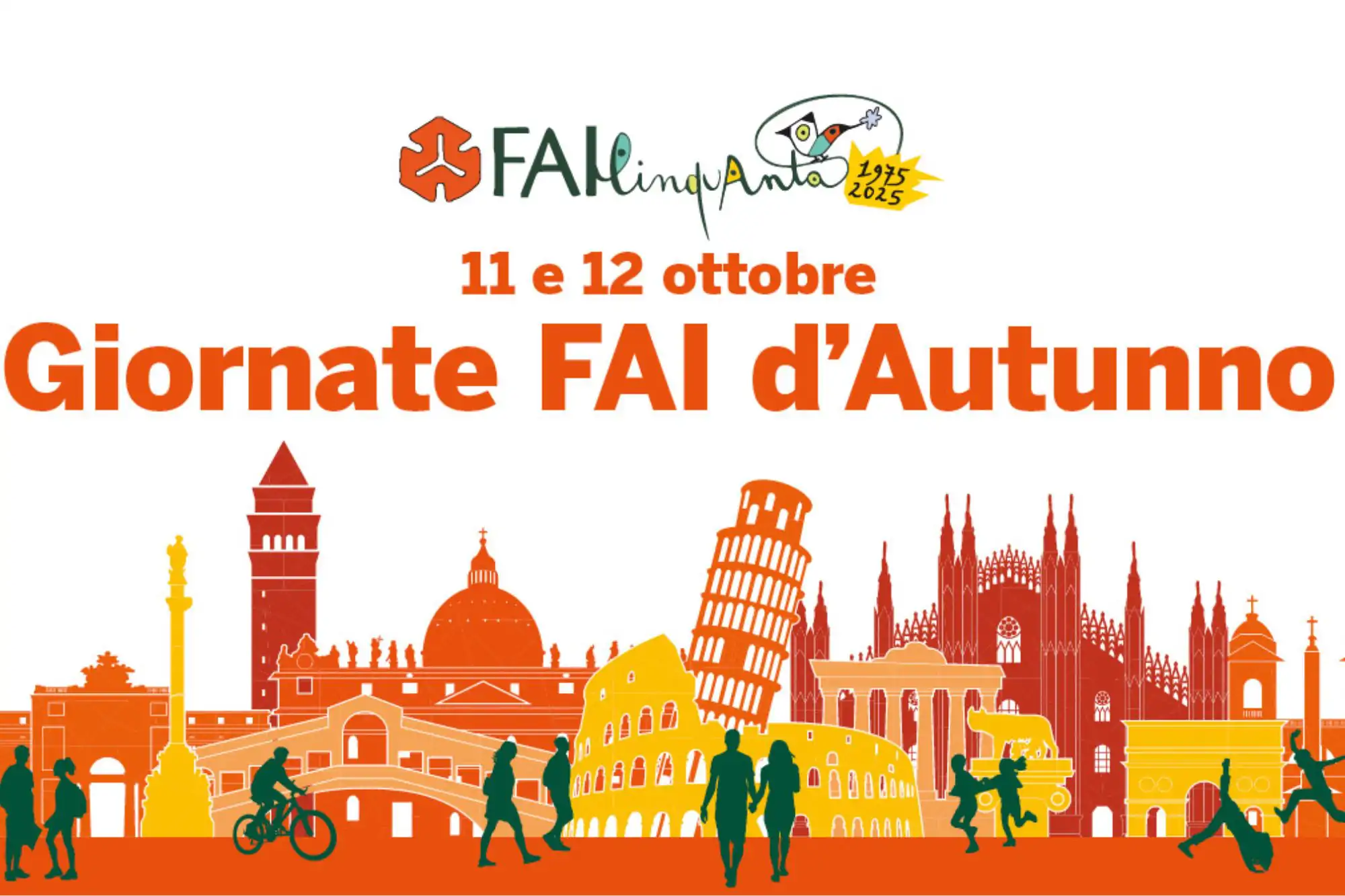 Le Giornate FAI d’Autunno 2025 aprono le porte ai tesori d’Italia l’11 e 12 ottobre: arte, natura e cultura da scoprire insieme