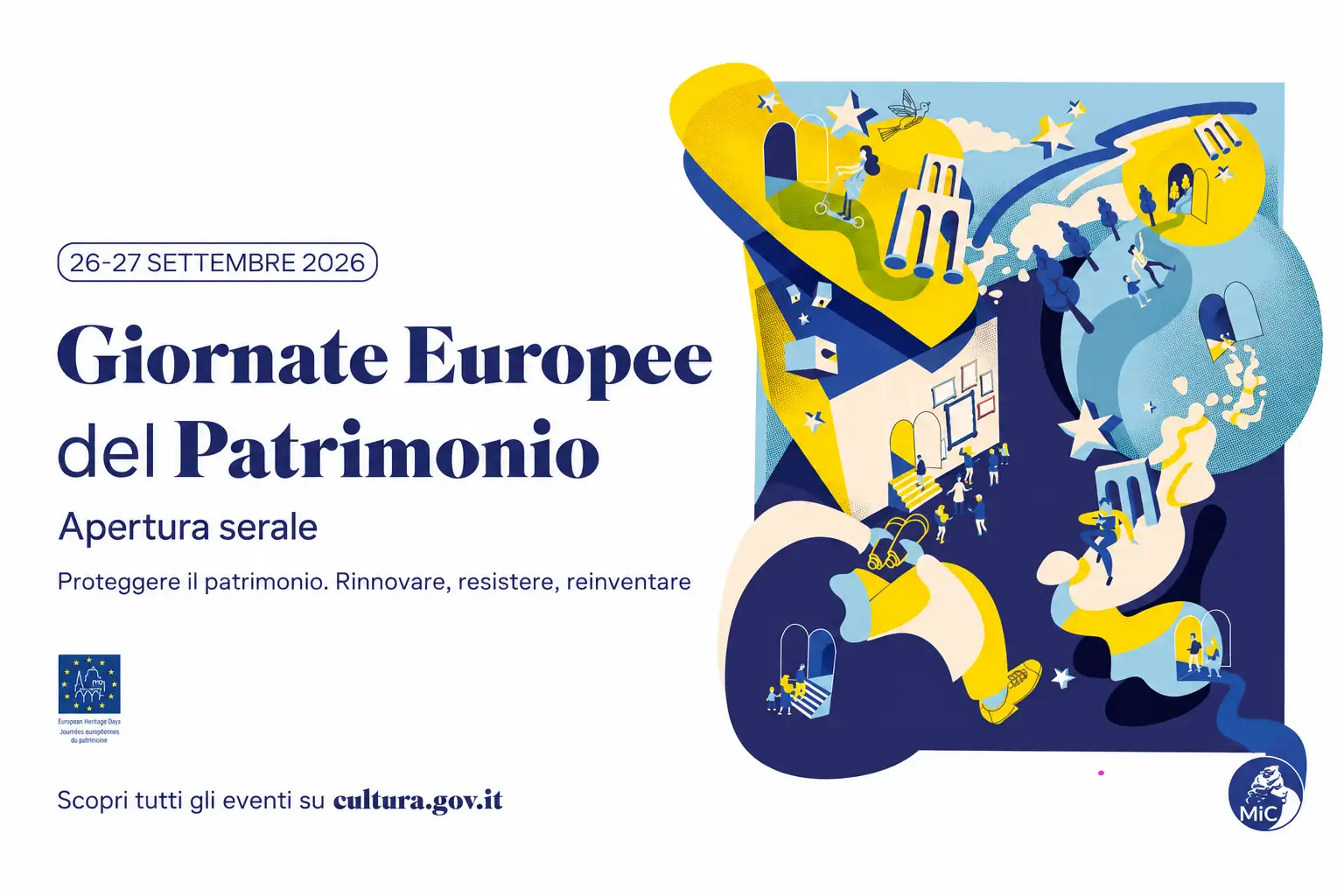 Locandina Giornate Europee del Patrimonio 2026