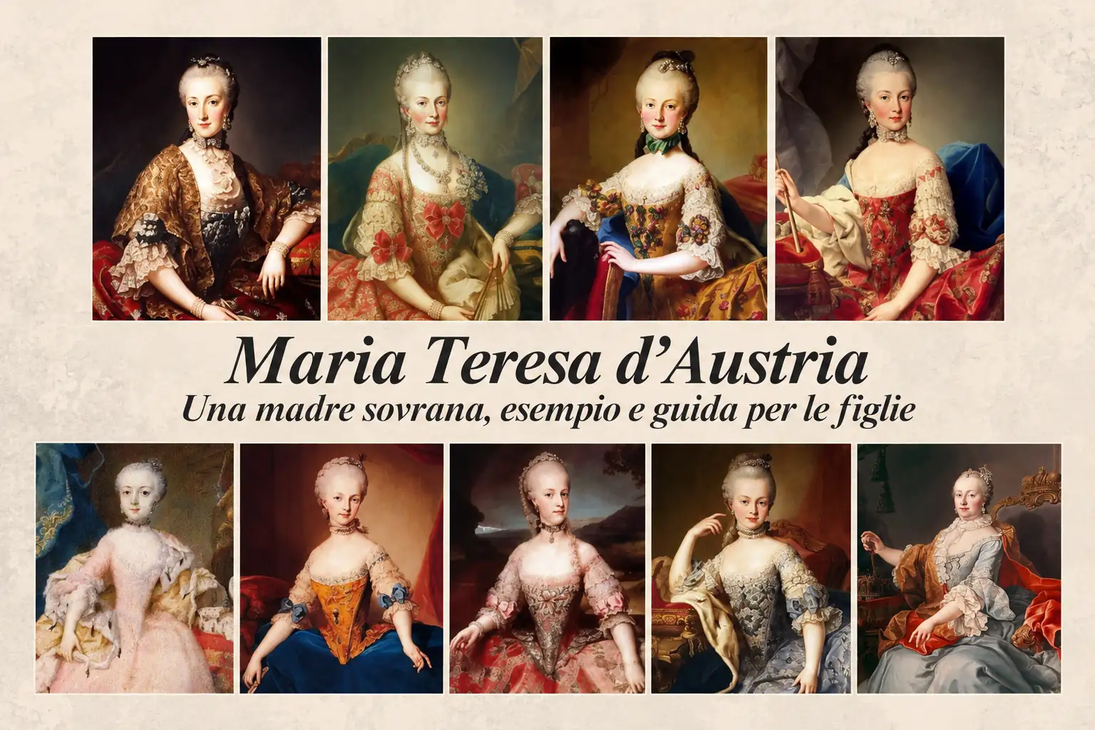 Ritratti storici di Maria Teresa d'Austria