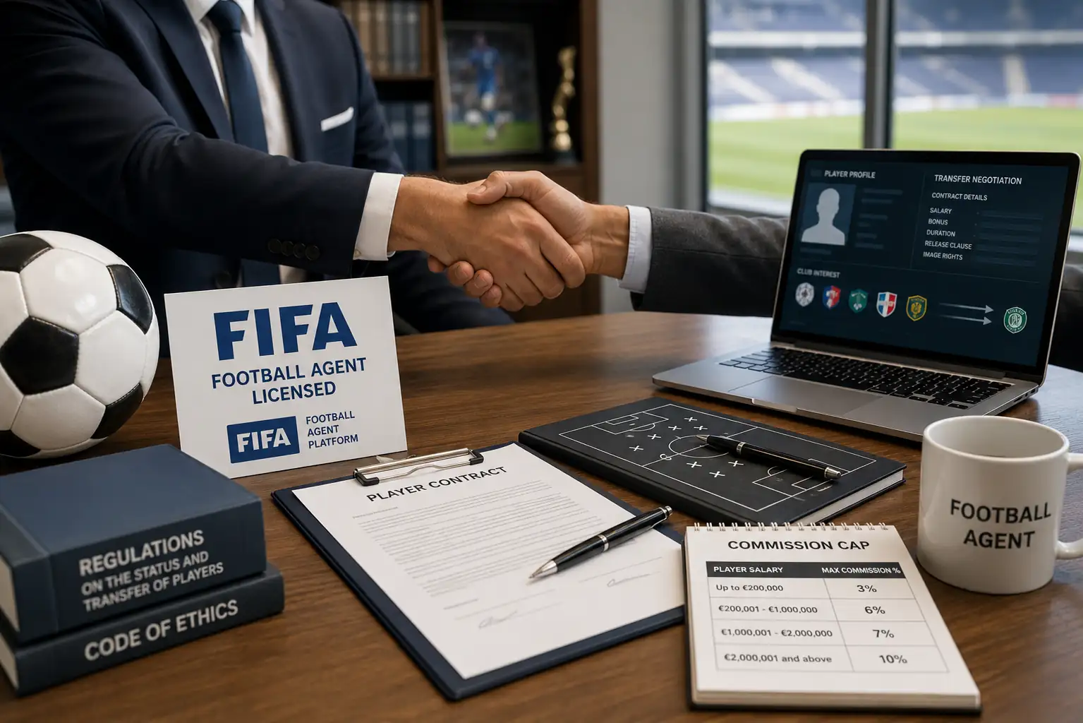Cosa fa un agente FIFA nel calcio professionistico.