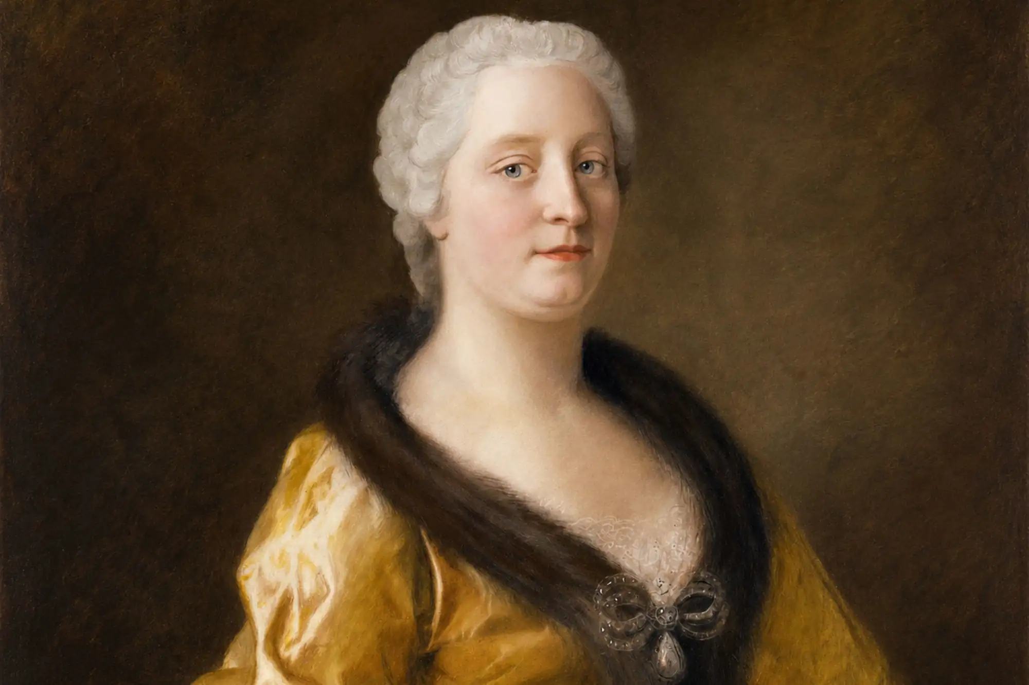 Dipinto storico di Jean-Étienne Liotard che ritrae l'imperatrice Maria Teresa d'Austria 