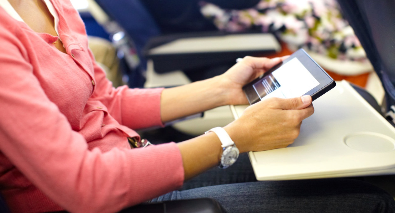 tablet passenger flight