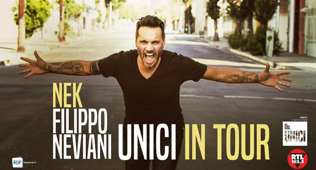 nek filippo neviani unici tour 2017