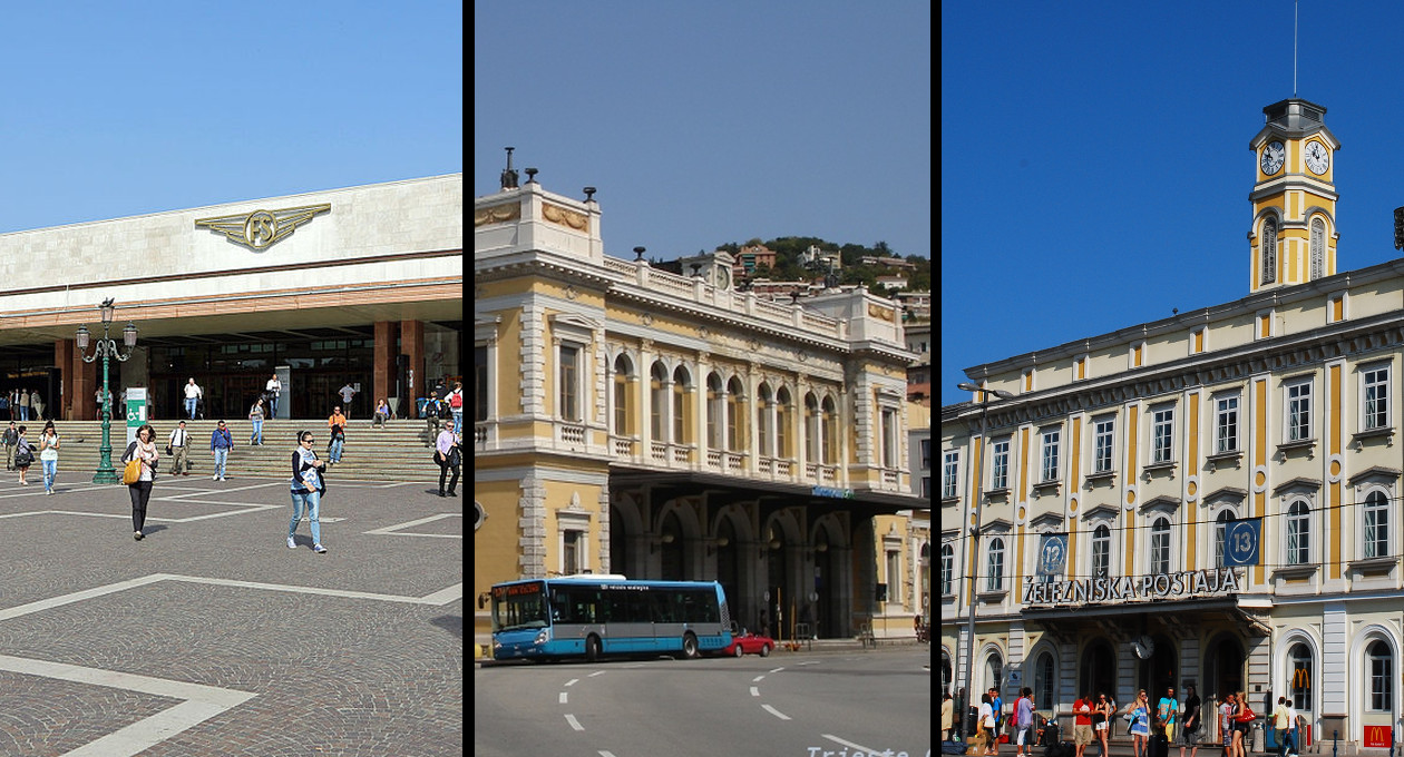 stazioni venezia trieste lubiana