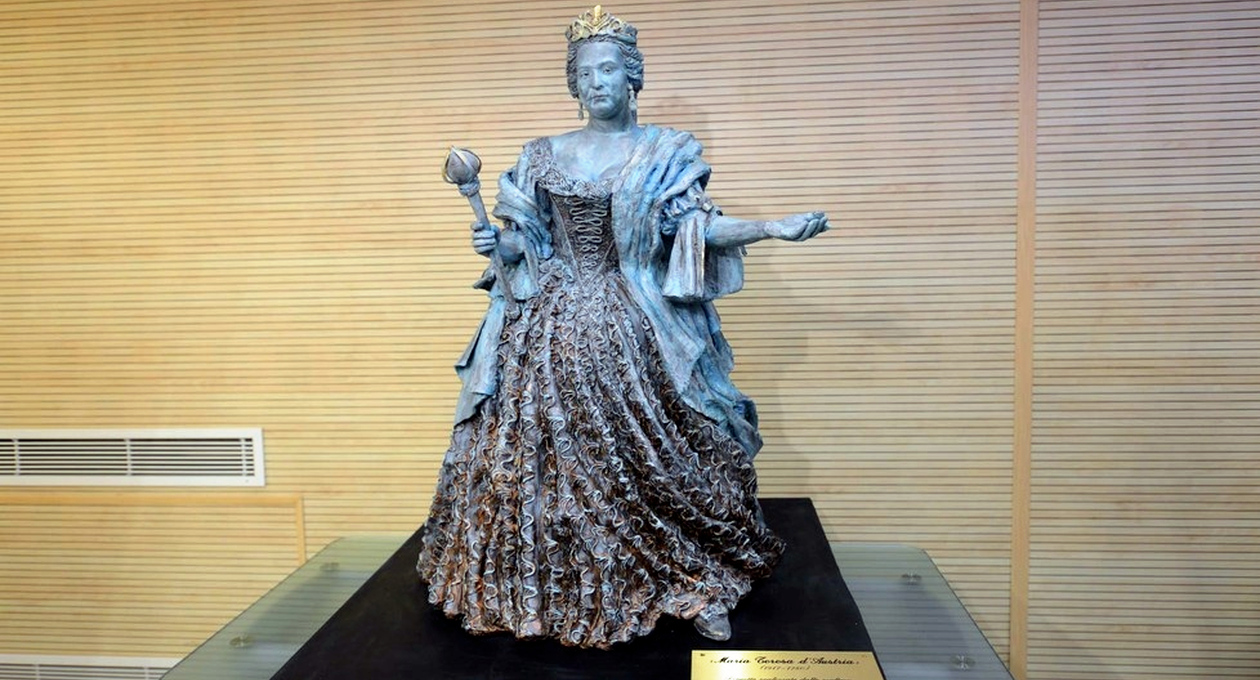 maria teresa austria trieste bozzetto statua