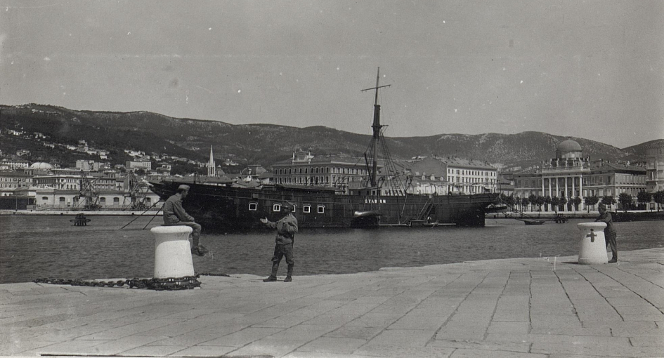 Vista dal Molo S.Carlo - Trieste - Prima Guerra Mondiale