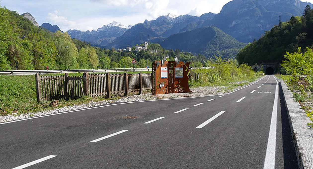 ciclovia alpe adria moggio resiutta