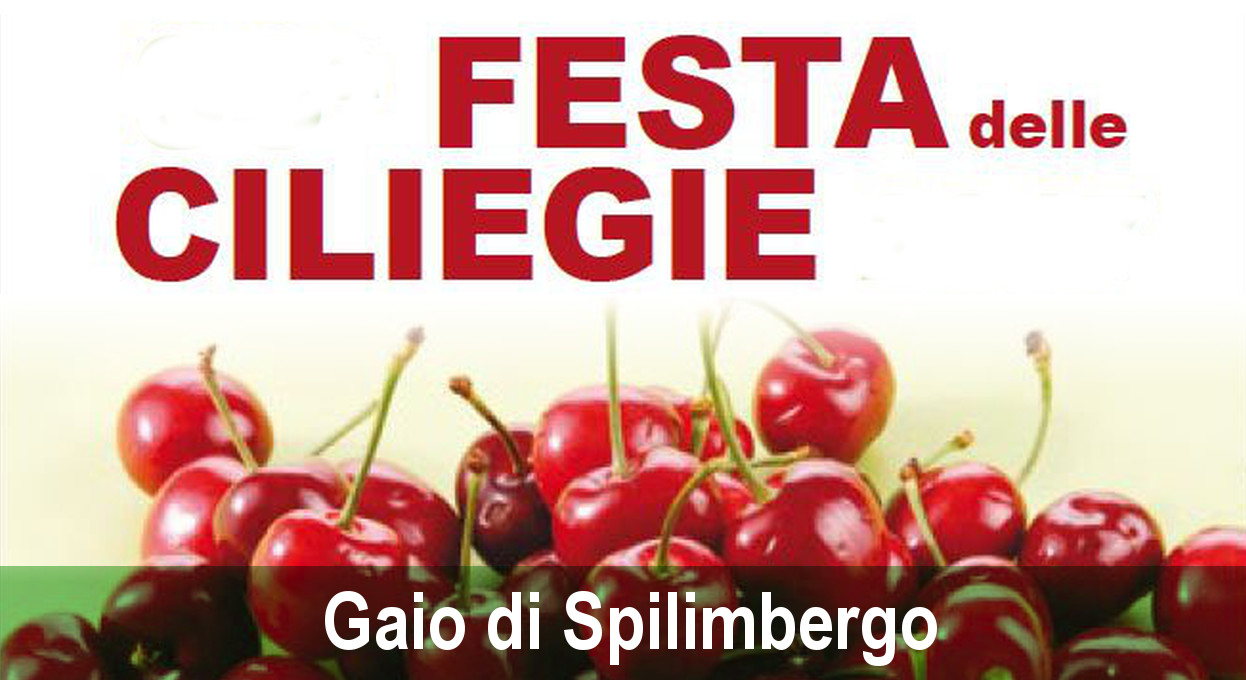 festa ciliegie gaio spilimbergo